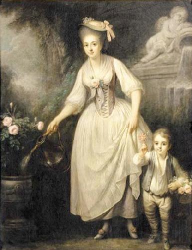Jeanne-Philiberte Ledoux Portrait of a lady, said to be the Duchesse de Choiseul France oil painting art